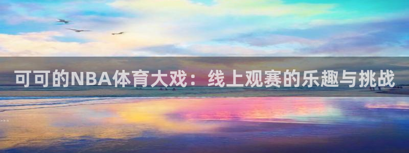 可可的NBA体育大戏：线上观赛的乐趣与挑战